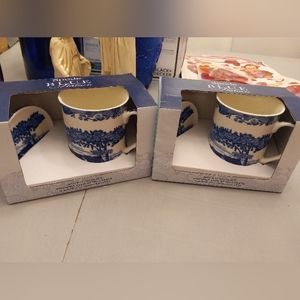 NWT Blue Italian Mug and Coasters